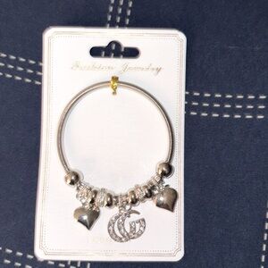 NWT Fashion Jewelry Silver Tone Bracelet